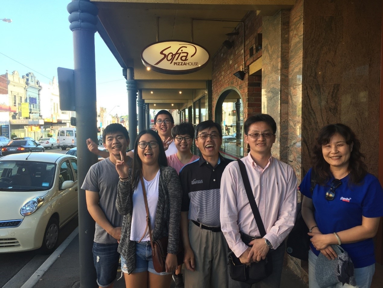 陳宏斌老師訪視澳洲大台北烘焙坊實習學生